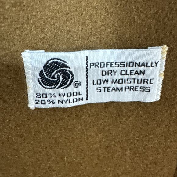 Billi By Billycoat Womens Brown Trench Coat Wool Blend Button Front Peak Lapel - Picture 16 of 16